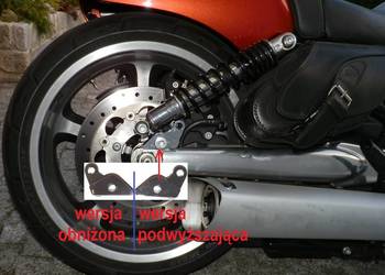 Używany, Zestaw obniżenia zawieszenia tył Harley Davidson VROD NIGHT Muscle Special na sprzedaż  Wrocław