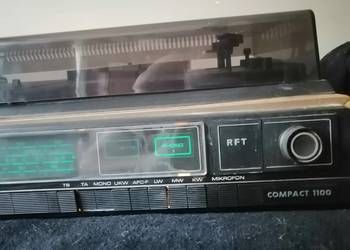 amplituner Stary DDR Gramofon magnetofon RFT COMPACT SC 1100, używany na sprzedaż  Legnica