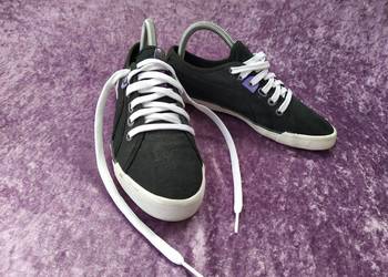 Używany, Sportowe trampki buty Puma 37 23,5 wkladka czarno fioletowe na sprzedaż  Białka