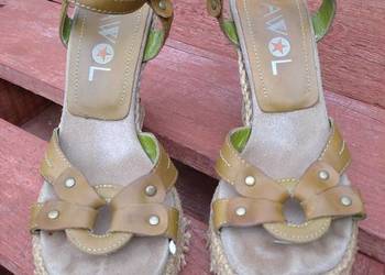 Buty sandały na koturnie 36, używany na sprzedaż  Gniezno