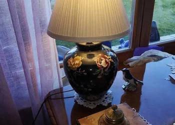 Lampa z porcelany. Ręcznie zdobiona. Made in  Italy na sprzedaż  Gdańsk