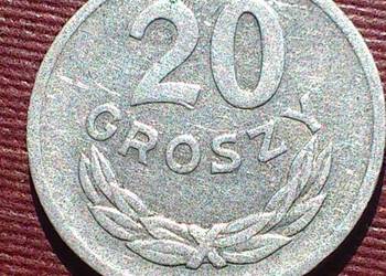 Moneta 20 Groszy 1971 PRL na sprzedaż  Ruda Śląska
