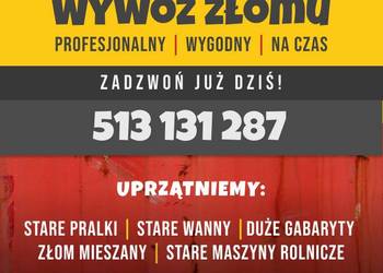 OPRÓŻNIANIE -PIWNIC ,STRYCHÓW ,DOMÓW ,GARAŻY WYWÓZ ZŁOMU Białystok. na sprzedaż  Białystok