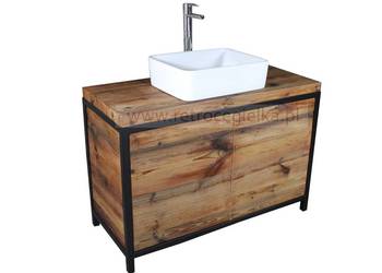 Szafka łazienkowa, stare drewno sosnowe, jasne, drzwiczki, s na sprzedaż  Słupno