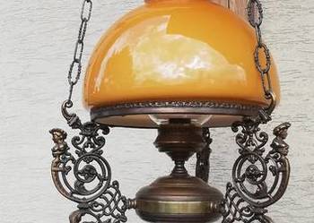 Lampa wisząca stylowa naftowa retro zabytkowa żyrandol, używany na sprzedaż  Garwolin