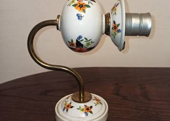 Stara lampka ozdobna z ceramiczną kopułą, używany na sprzedaż  Wieluń