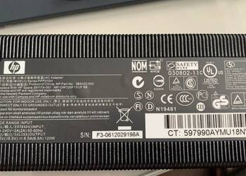 Używany, Zasilacz laptopa HP 18,5V - 6,5A  120W na sprzedaż  Nowa Sól