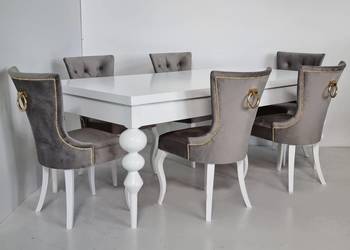 Zestaw stół z krzesłami Meble tapicerowane do jadalni NOWE na sprzedaż  Poznań