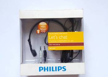 Philips Słuchawki do chat'owania z mikrofonem SKYPE, używany na sprzedaż  Łódź