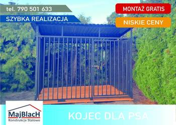 Kojec dla Psa - Montaż - Tanie Ładne Kojce - Cała Polska  - Maj-Blach, używany na sprzedaż  Biała Podlaska