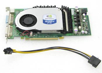 Geforce Quadro FX3400 PCIE x16 256MB 256bit 2xDVI gratis na sprzedaż  Cielądz