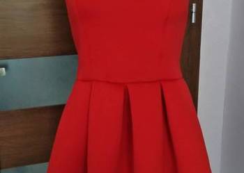 Czerwona sukienka princeska rozkloszowana elegancka Wasyl XS na sprzedaż  Krosno