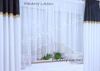 Firana 400x175 firany do pokoju salonu szeroka gipiura, używany na sprzedaż  Wieliczka