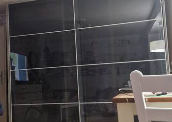 Używany, Szafa Ikea Pax 2,5 m szeroka- szklane drzwi na sprzedaż  Ciechocinek