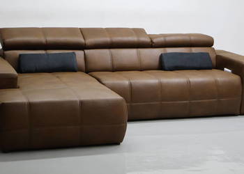 TBŁ DESIGN narożnik regulowane zagłówki rogówka sofa kanapa tkanina na sprzedaż  Poznań