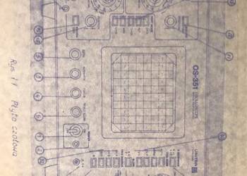 Oscyloskop OS 351 UNITRA UNIMA instrukcja, używany na sprzedaż  Lublin
