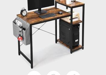 Biurko komputerowe stół z regałem torba Loft brown na sprzedaż  Bielsk Podlaski