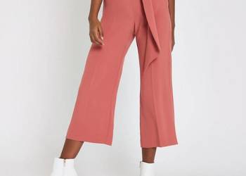 Używany, RIVER ISLAND spodnie dzwony kuloty materiałowe 36S na sprzedaż  Kalisz