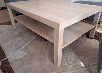 stolik kawowy LACK ikea 118x78 dąb bejcowany na biało na sprzedaż  Komorów