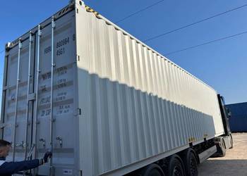 Kontenery morskie / magazynowe / budowlane 40 HC -12 m RAL 7035-jasno szary na sprzedaż  Rzeszów