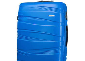 Używany, Duża niebieska walizka Puccini  ABS020A 7B na sprzedaż  Bydgoszcz