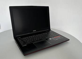 Laptop i7, Geforce GTX, MSI GE62 6QF Apache Pro, używany na sprzedaż  Bochnia