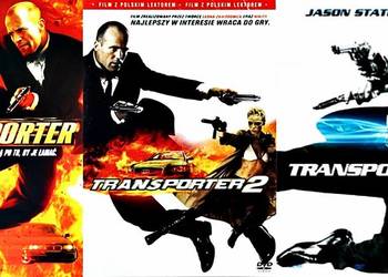 TRANSPORTER 1+2+3   JASON STATHAM  3 DVD, używany na sprzedaż  Kalisz