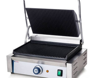 Używany, Kontakt GRILL PANINI ryflowany SZEROKI HENDI 263655 na sprzedaż  Pszczyna