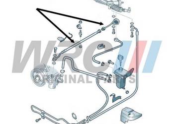 Wąż,przewód wspomagania Skoda SuperB I, Audi A4 B5, A6 C5 na sprzedaż  Włocławek