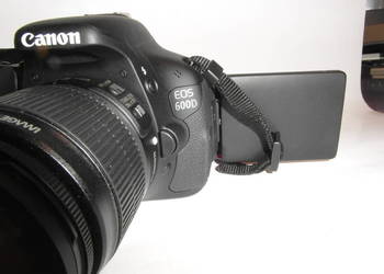 Używany, Aparat Canon EOS  600D +ob.18-55 EFS+ob.50mm 1,8 na sprzedaż  Kraków
