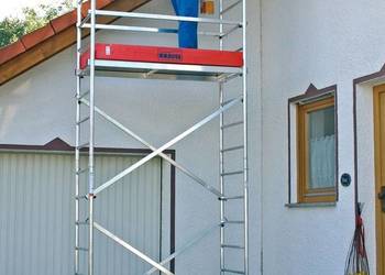Wypożyczę RUSZTOWANIE ALUMINIOWE 5,20m wynajmę wynajem, używany na sprzedaż  Warszawa