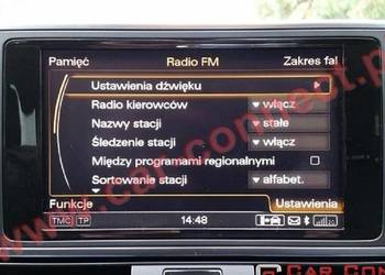Audi polskie menu Warszawa Q5 A7 MMI RNSE A4 A6 Q7 na sprzedaż  Warszawa