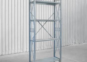 Regał magazynowy DEXION 4-Półkowy H-247x105x40 cm Moduł Bazowy z Siatką na sprzedaż  Chmielów