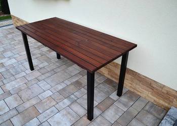 Stolik kawowy Stół ogrodowy drewniany loft tarasowy SDN004 na sprzedaż  Jastarnia