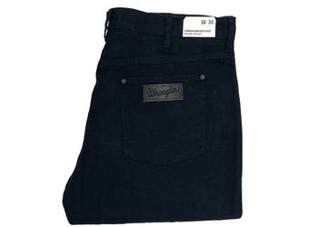 Spodnie męskie Wrangler Greensboro 803 Dark Navy Regular W38 L34 na sprzedaż  Warszawa