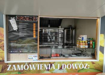 Przyczepa gastronomiczna wyposażona woddfood, używany na sprzedaż  Zielona Góra