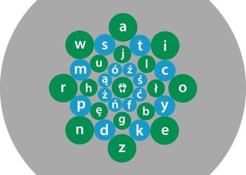 Alfabet-gra podwórkowa chodnikowa od Strefy Gier, używany na sprzedaż  Gliwice