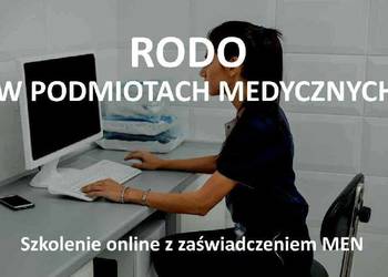 Używany, RODO w Podmiotach Medycznych - szkolenie online na sprzedaż  Warszawa