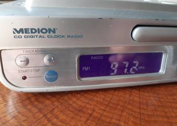 Radio  kuchenne Medion  CD Digital  Clock Radio, używany na sprzedaż  Wągrowiec