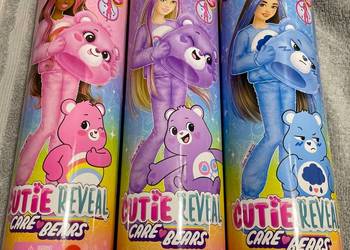 Używany, Barbie Cutie Reveal Care Bears Fashion Doll z kostiumem Cheer Bear i akceso na sprzedaż  Warszawa