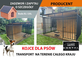 B157 Kojec dla Psa 3x2 - TYLNIA ŚCIANA DREWNIANA  | KOJCE | - ESSTAL na sprzedaż  Słupca