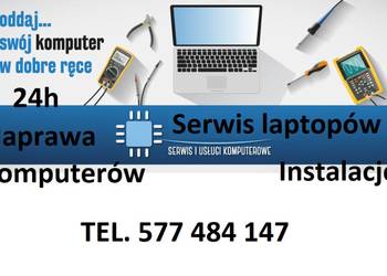 NAPRAWA LAPTOPÓW SERWIS KOMPUTEROWY SZERZYNY BIECZ OŁPINY na sprzedaż  Szerzyny