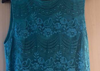 MONNARI sukienka zielona koronka r 42 prosta, używany na sprzedaż  Piekary Śląskie