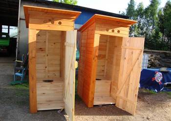 Wc kibelek sosnowy toaleta ogrodowa wychodek drewniany na sprzedaż  Pogwizdów