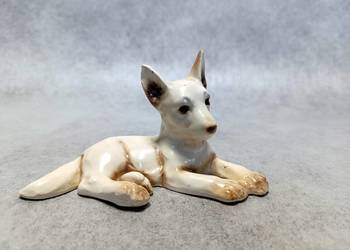 PORCELANOWA FIGURKA PSA #2659 Szczenię OWCZAREK NIEMIECKI Niemcy na sprzedaż  Jawor