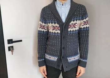 sweter wełniany, rozpinany męski Tommy Hilfiger Denim, L na sprzedaż  Poznań