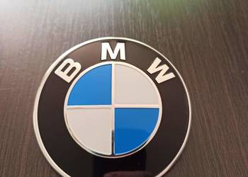 Używany, Nowy emblemat BMW 74mm na sprzedaż  Łódź