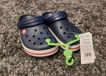 NOWE Oryginalne klapki Crocs Crocband navy granatowe 36/37 na sprzedaż  Pleszew