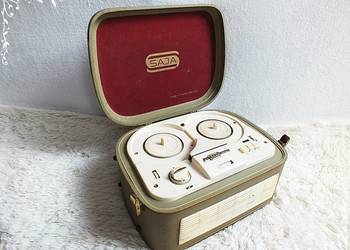 Stary magnetofon szpulowy SAJA M46 z 1956 roku Piękny UNIKAT na sprzedaż  Żary