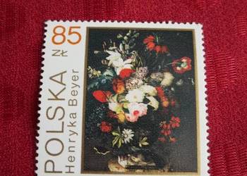 Znaczek pocztowy &quot;Kwiaty w malarstwie polskim&quot;-Maria Beyer na sprzedaż  Łódź